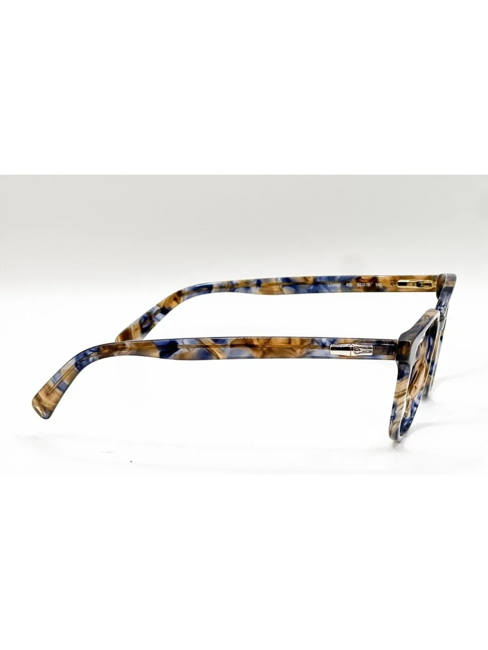 Longchamp LO2686 430 Blue Havana Rectangle Authentic Eyeglass Frames 52-19-140